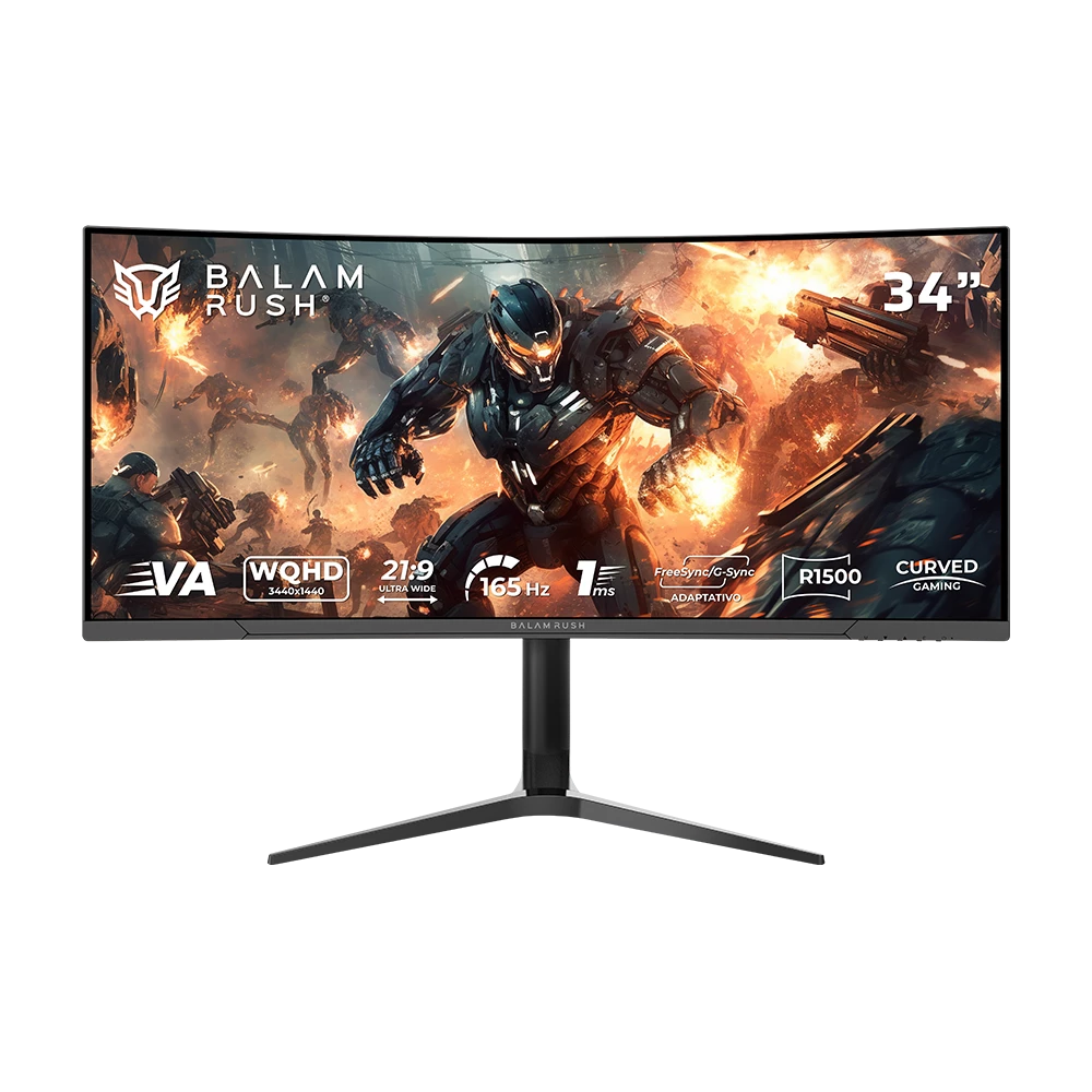 Monitor  Curvo  34" UWQHD R1500 VA | Ultra Explorer MXT34P | Negro