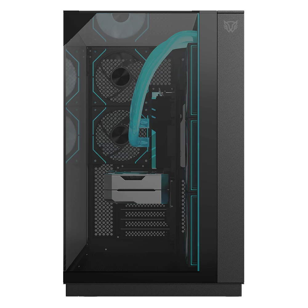 Gabinete Media Torre | Tank Majestic 7600 | Negro