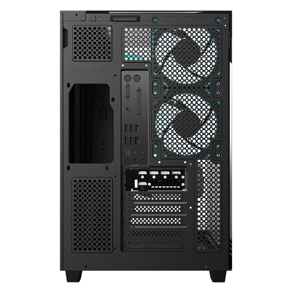 Gabinete Media Torre | Tank Majestic 7600 | Negro