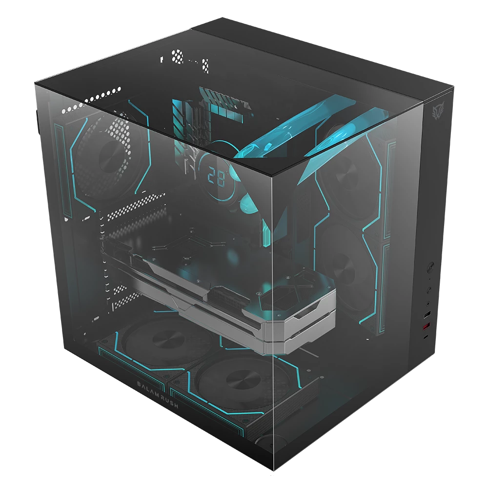 Gabinete  Media Torre | Tank Majestic 6600 | Negro