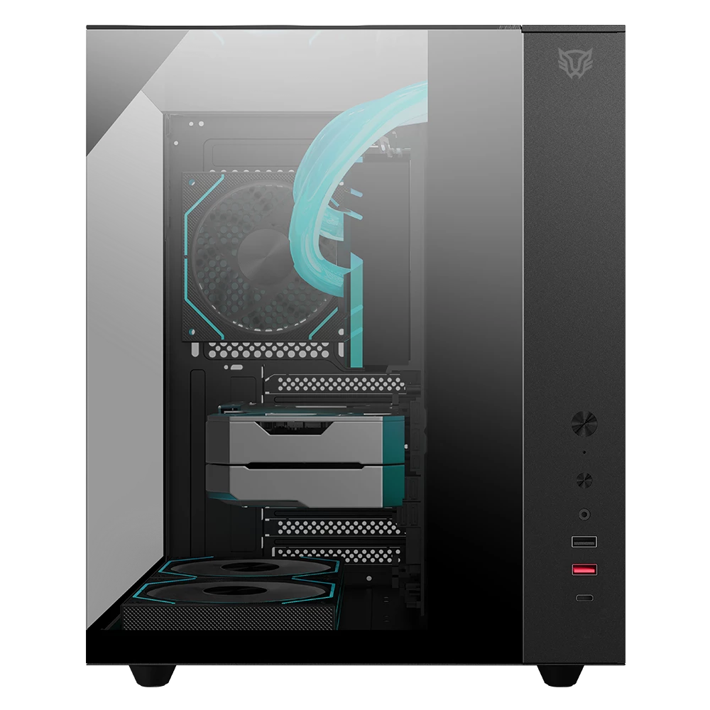 Gabinete  Media Torre | Tank Majestic 6600 | Negro