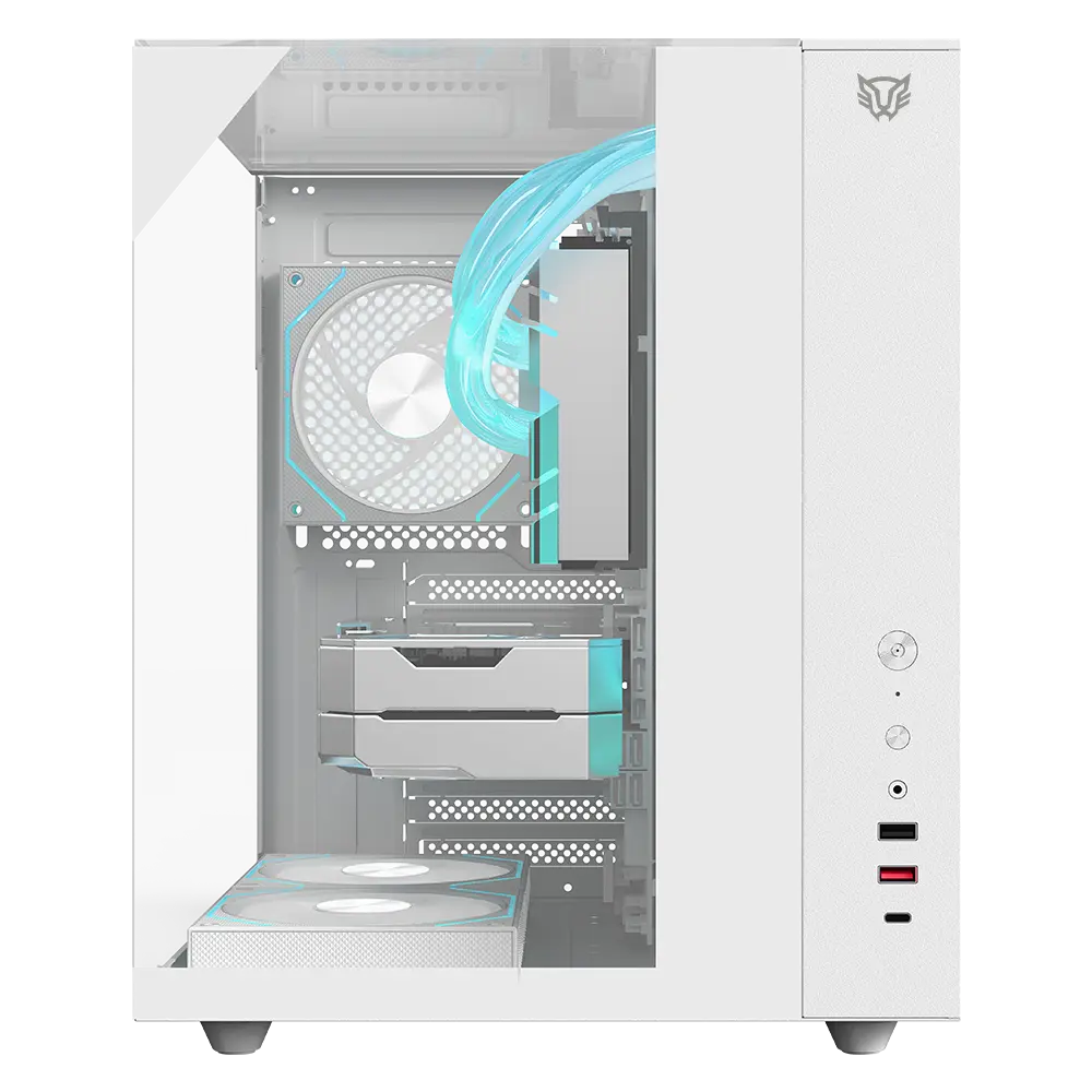 Gabinete  Media Torre | Tank Majestic 6600 | Blanco