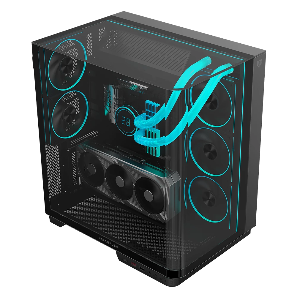 Gabinete Media Torre | Tank Expert Curve 7800 | Negro