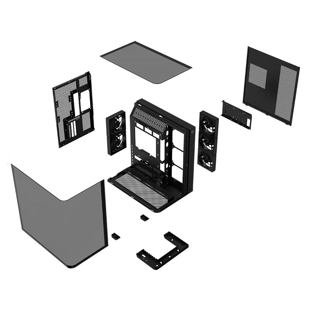 Gabinete Media Torre | Tank Expert Curve 7800 | Negro