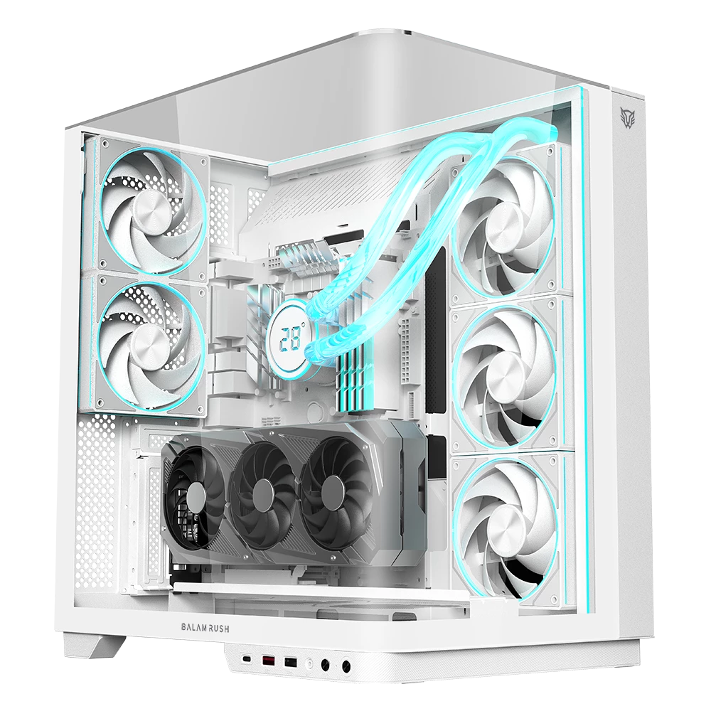 Gabinete Media Torre | Tank Expert Curve 7800 | Blanco