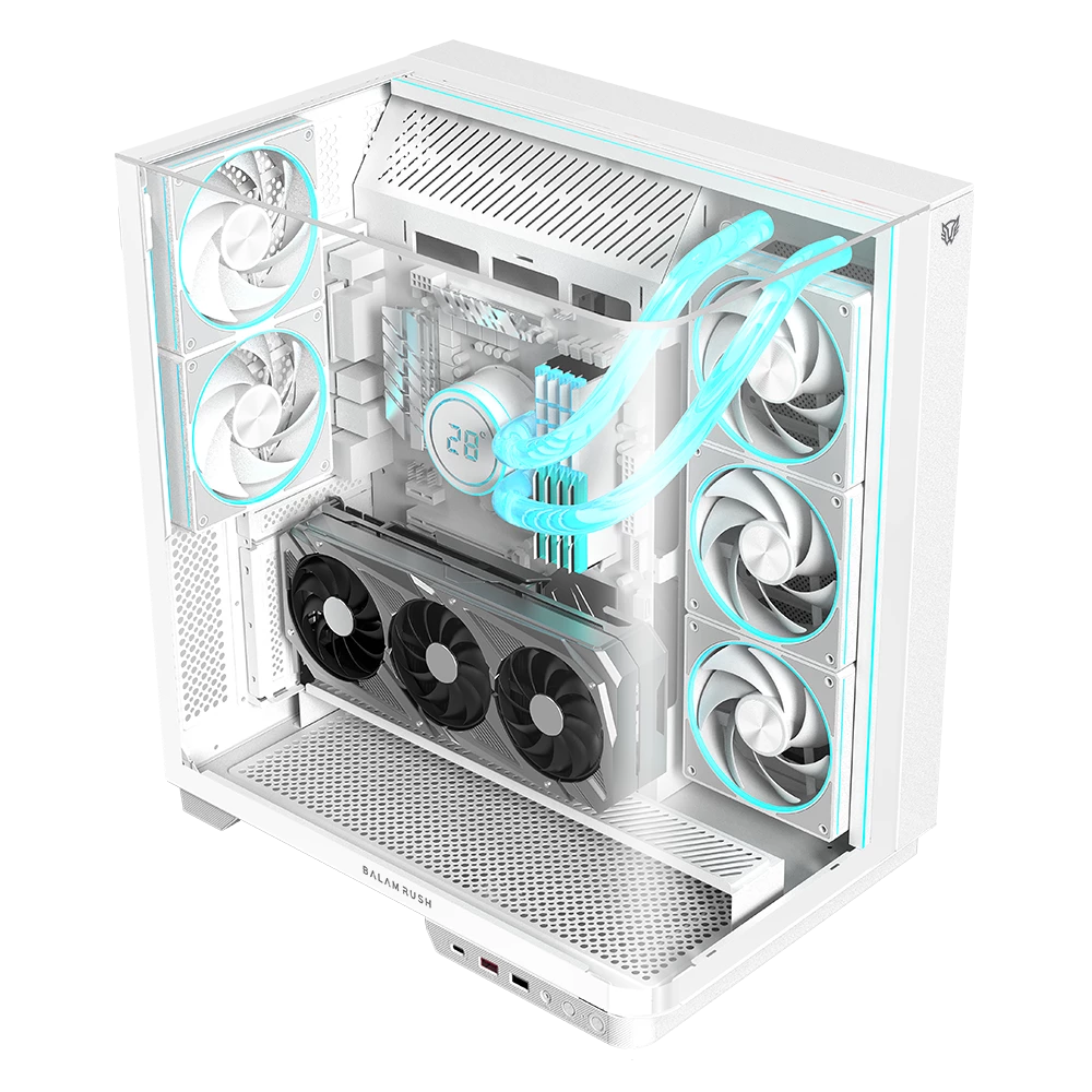 Gabinete Media Torre | Tank Expert Curve 7800 | Blanco