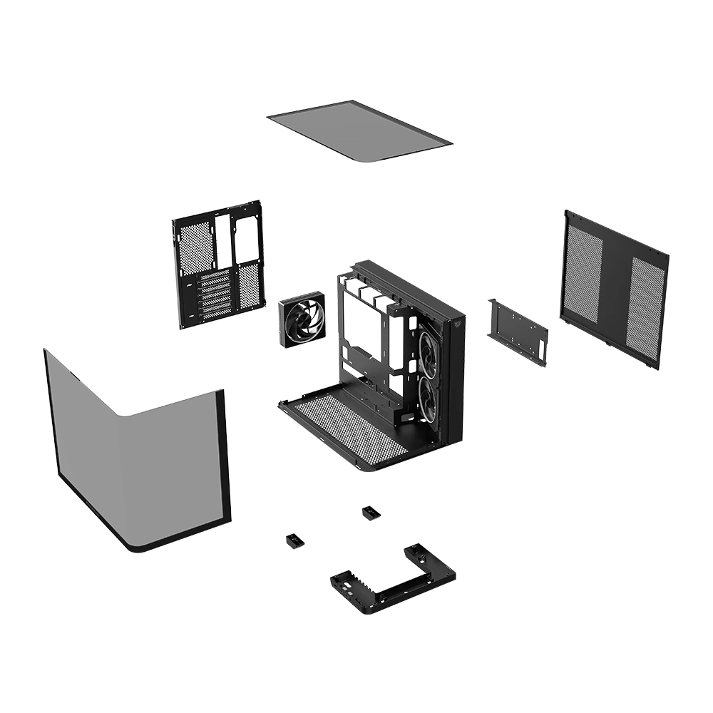 Gabinete Media Torre | Tank Expert Curve 6800 | Negro