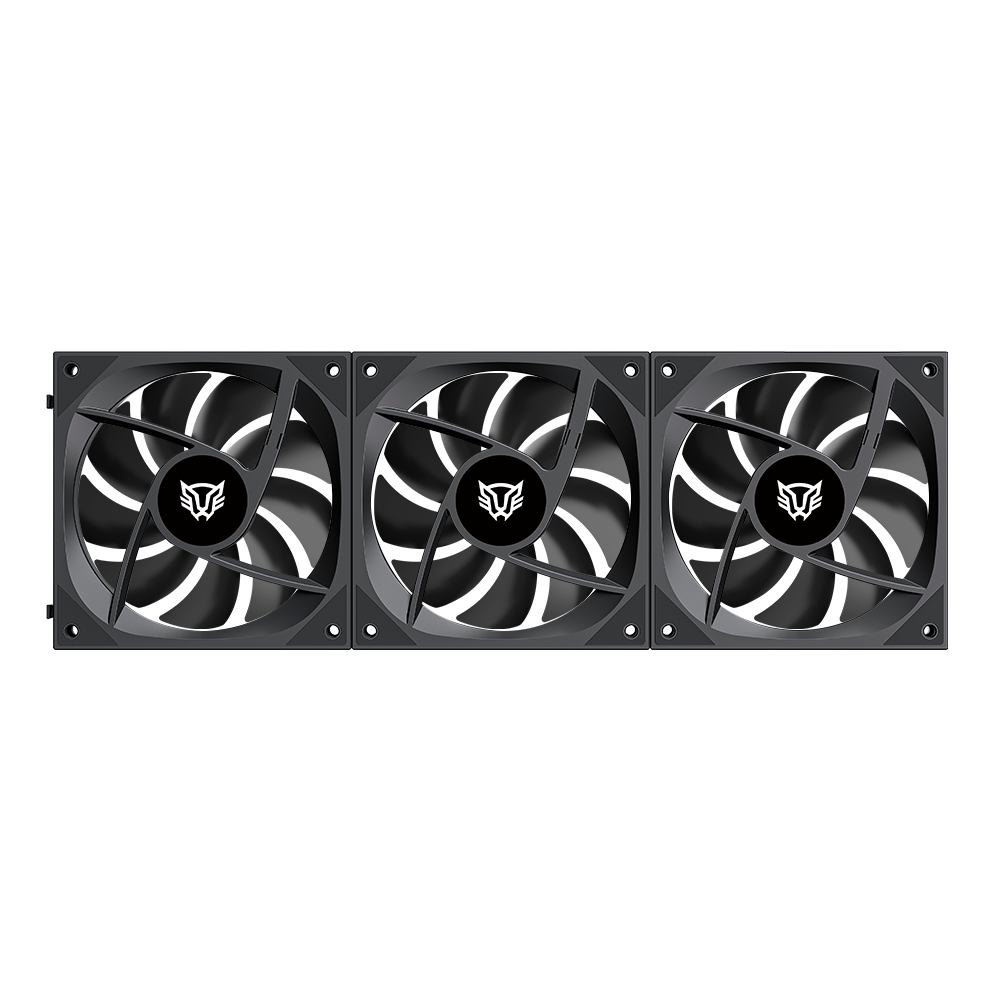 Kit 3 Ventiladores Daisy-Chain para PC | Eolox Link EXL95 | Negro