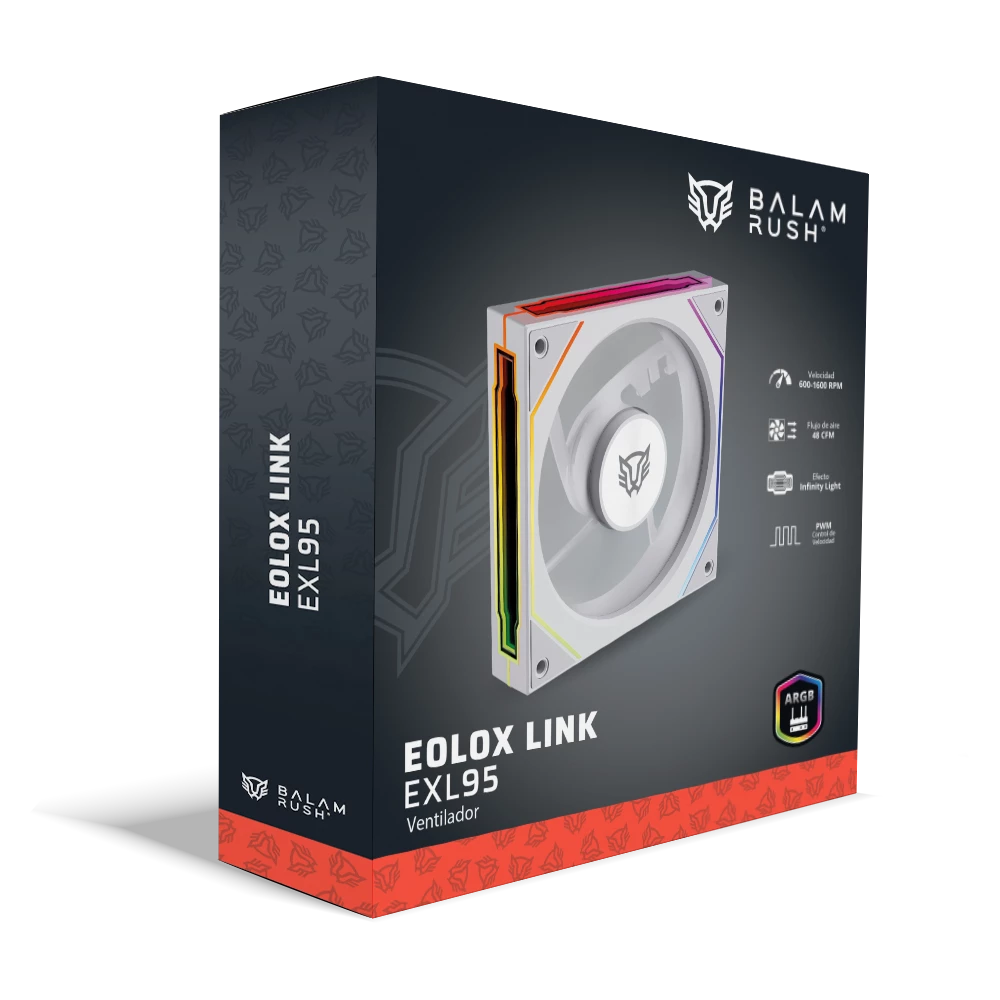 Ventilador para PC | Eolox Link EXL95 | Blanco