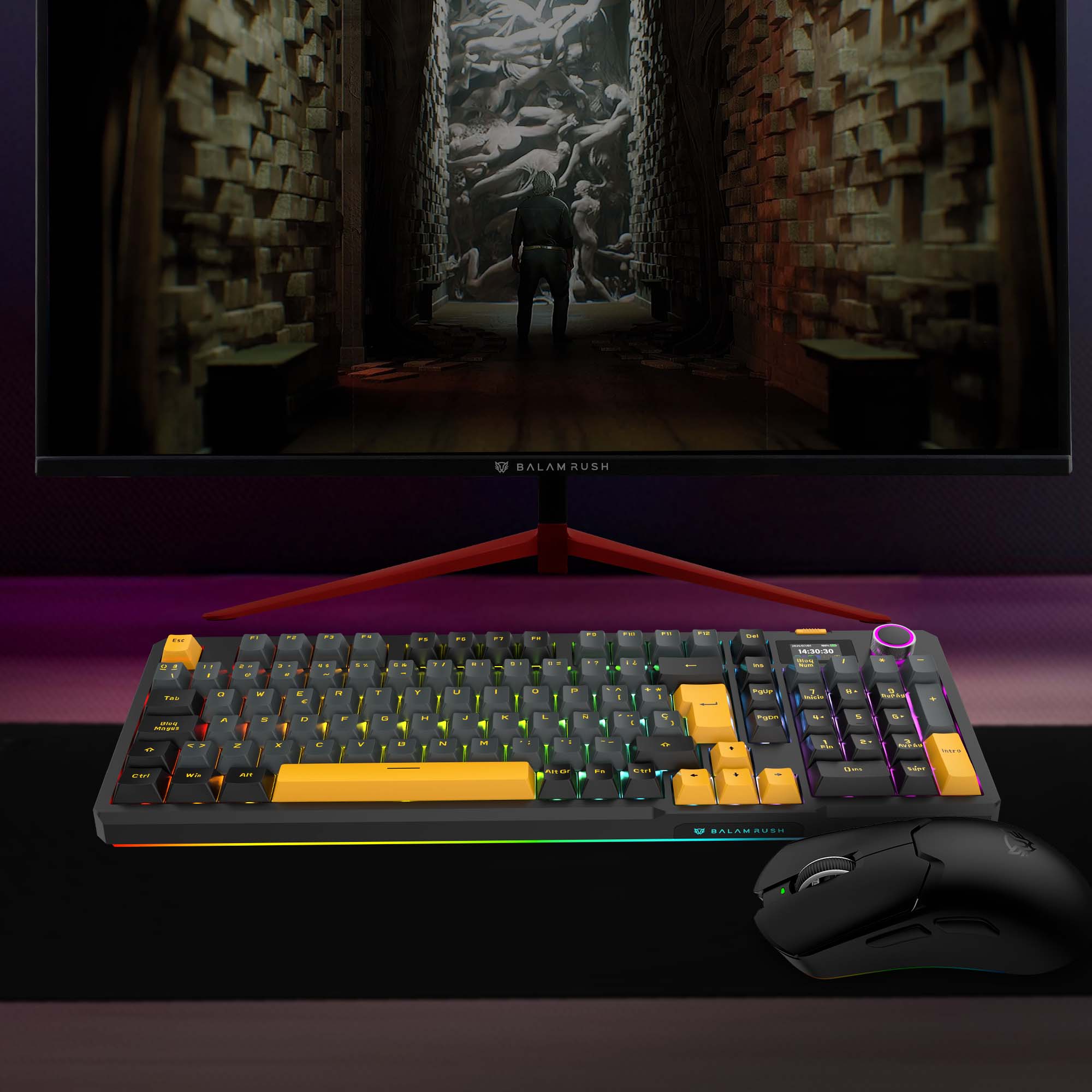 Teclados Gaming Balam Rush DEFEAT LEVEL GK3 imagen 5