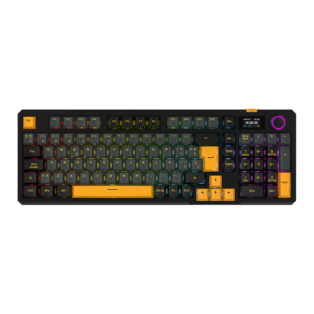 Teclado Mecánico Inalambrico | Defeat Level GK3 | Negro
