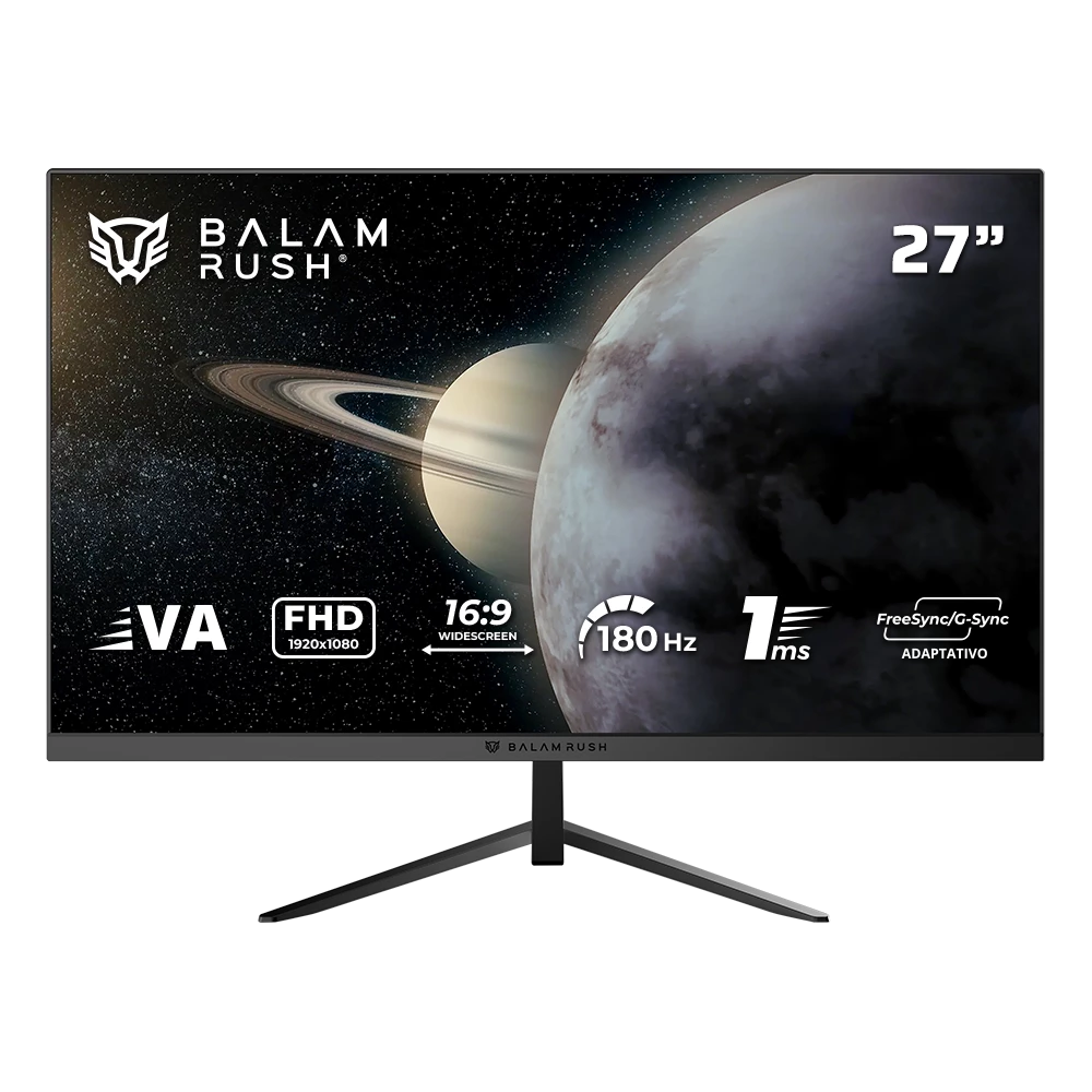 Monitor Gamer Plano 27" VA | Titan MTG27Y | Negro
