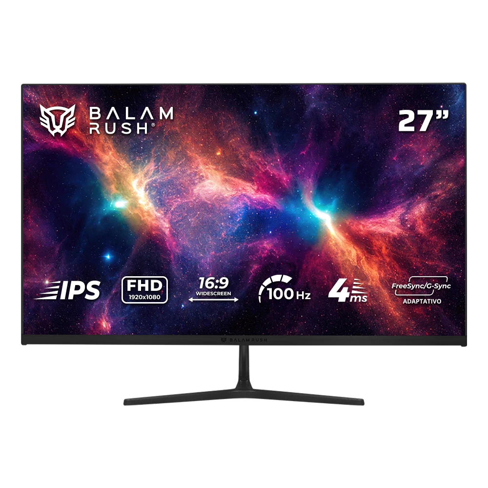 Monitor Gamer Plano 27" IPS | Nebula MNG27Y | Negro