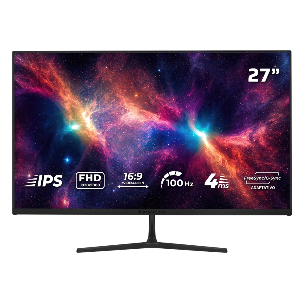 Monitor Gamer Plano 27" IPS | Nebula MNG27Y | Negro