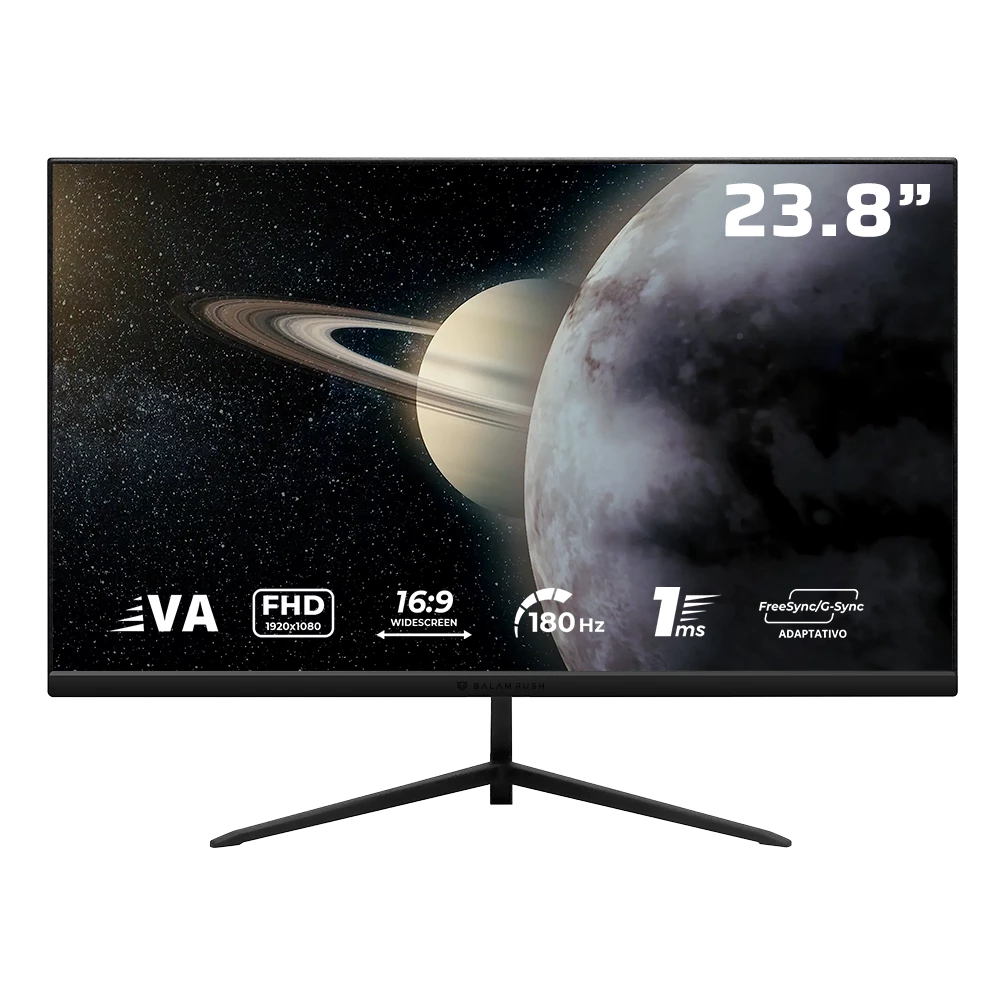 Monitor Gamer Plano 23.8" VA | Titan MTG24Y | Negro