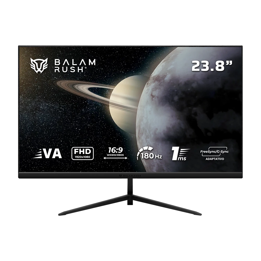 Monitor Gamer Plano 23.8" VA | Titan MTG24Y | Negro