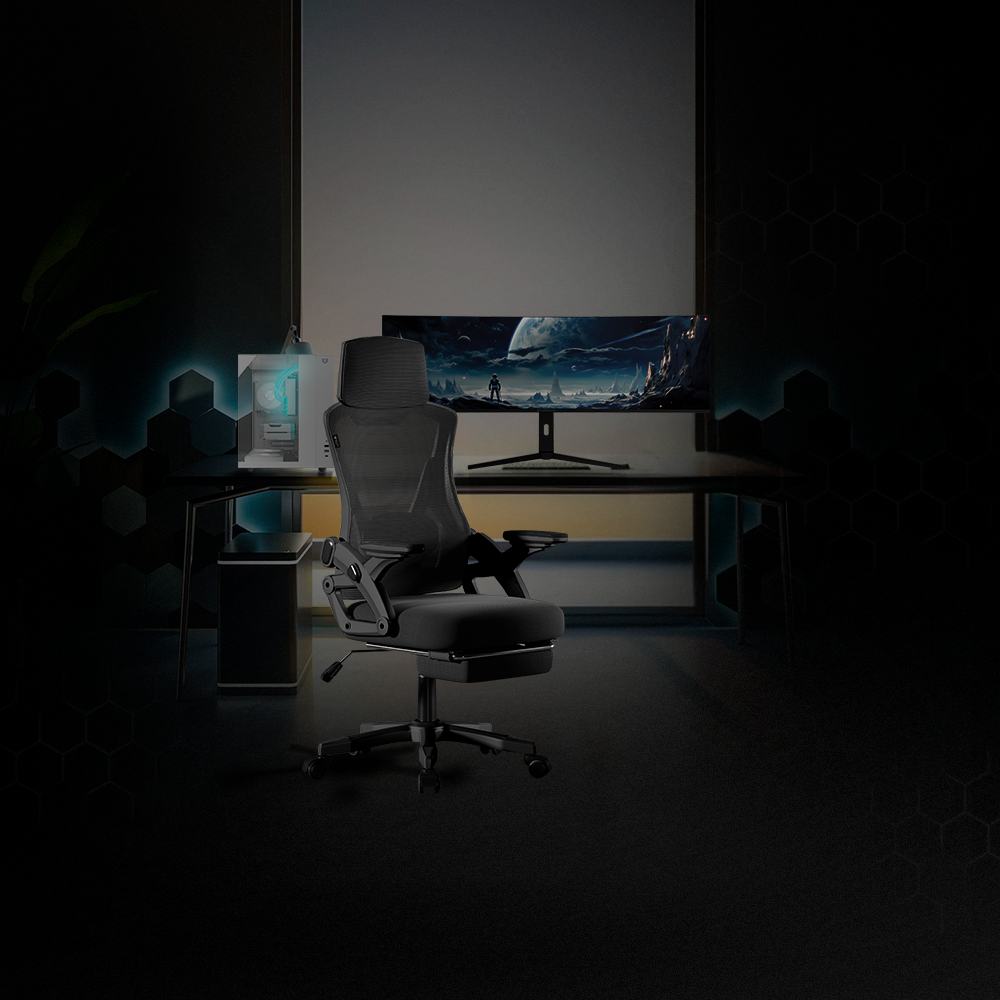 Silla | Power Rush Mesh | Negro