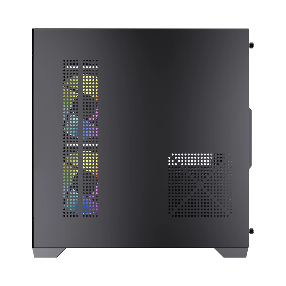 Gabinete Gamer Mini Torre | Tank Glow Max 3900 | Negro