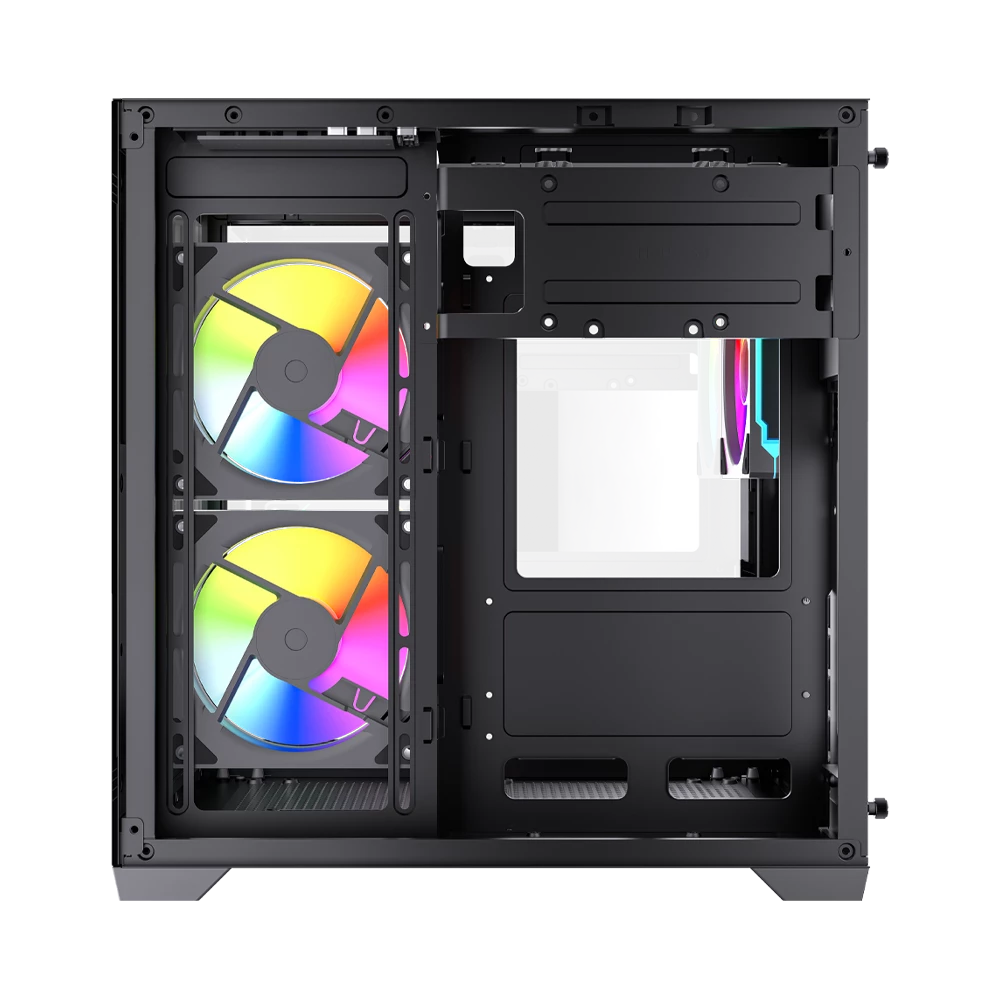 Gabinete Gamer Mini Torre | Tank Glow Max 3900 | Negro