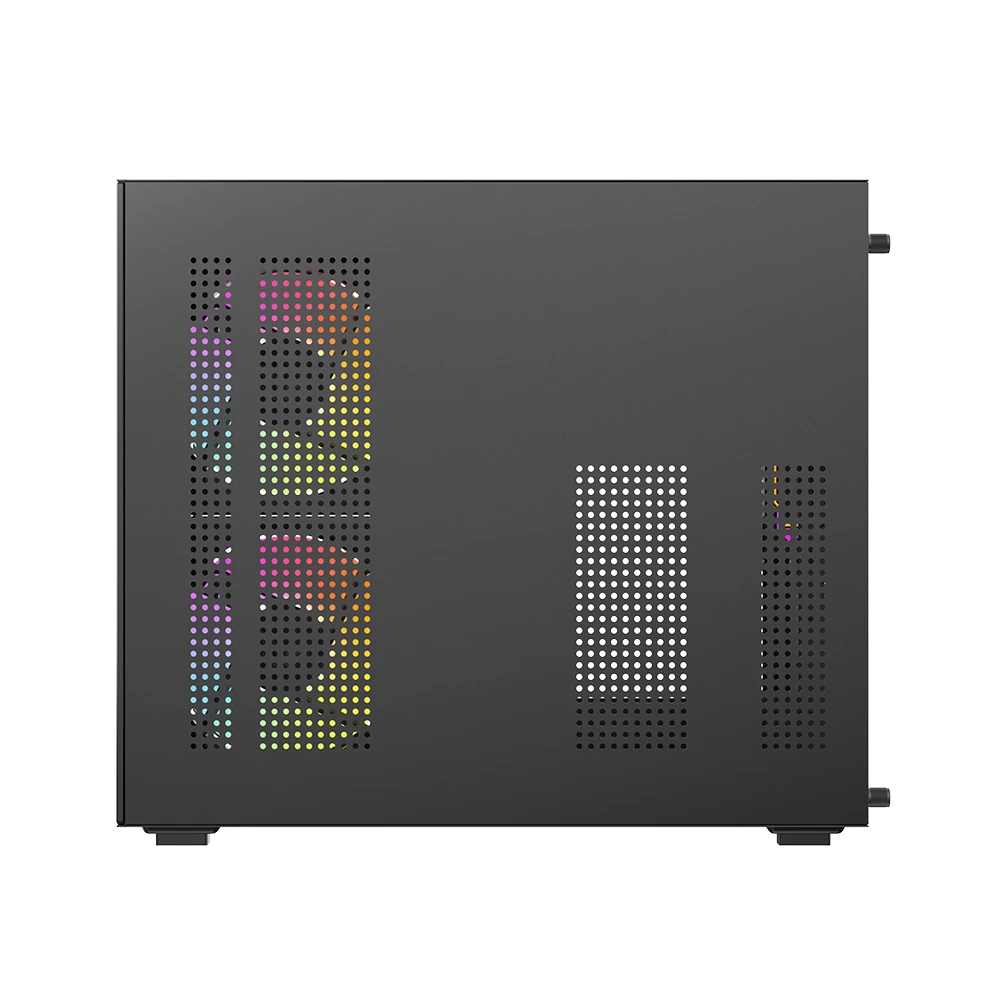 Gabinete Gamer Compact Mini Torre | Tank Glow Plus 3700 | Negro