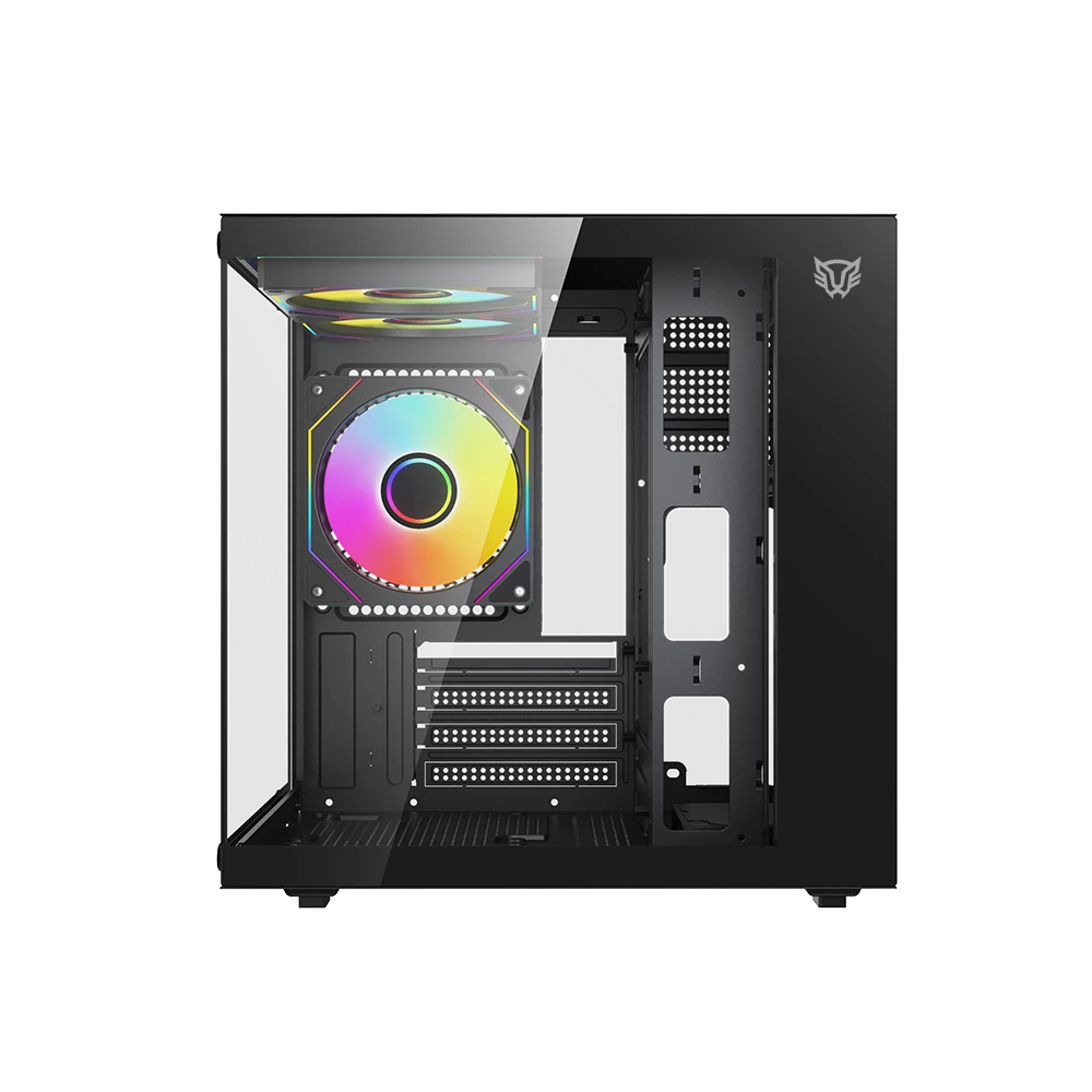 Gabinete Gamer Compact Mini Torre | Tank Glow Mini 3500 | Negro