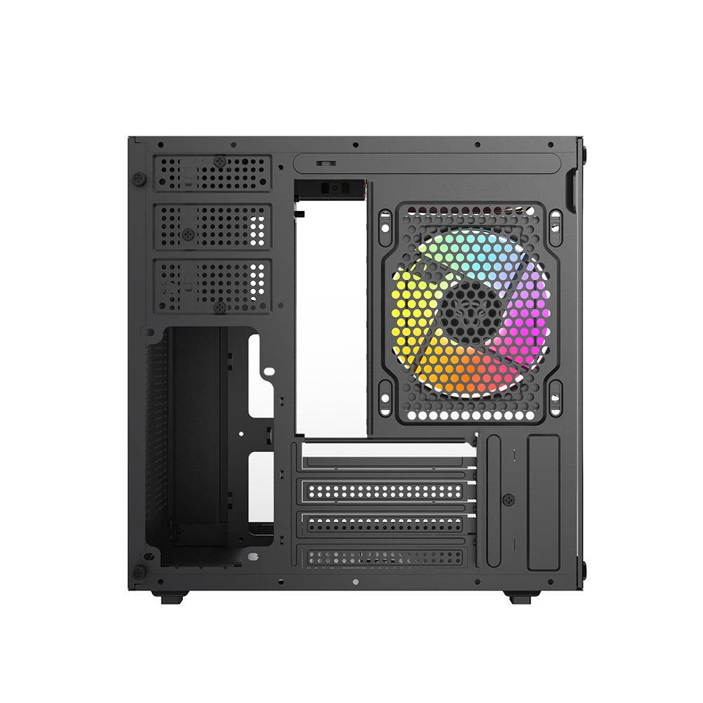 Gabinete Gamer Compact Mini Torre | Tank Glow Mini 3500 | Negro