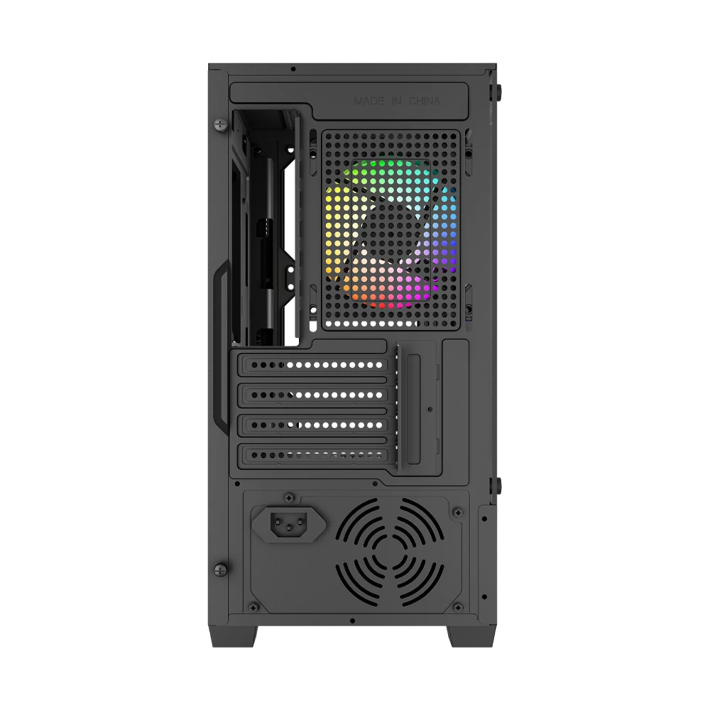 Gabinete Gamer Compact Mini Torre | Nitrox Edge Pro Crystal 4900C | Negro