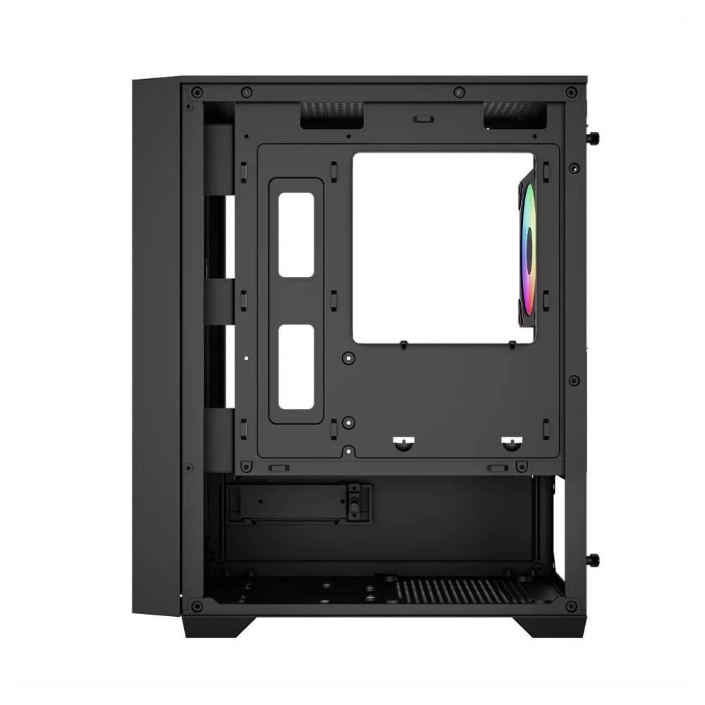 Gabinete Gamer Compact Mini Torre | Nitrox Edge Pro Crystal 4900C | Negro