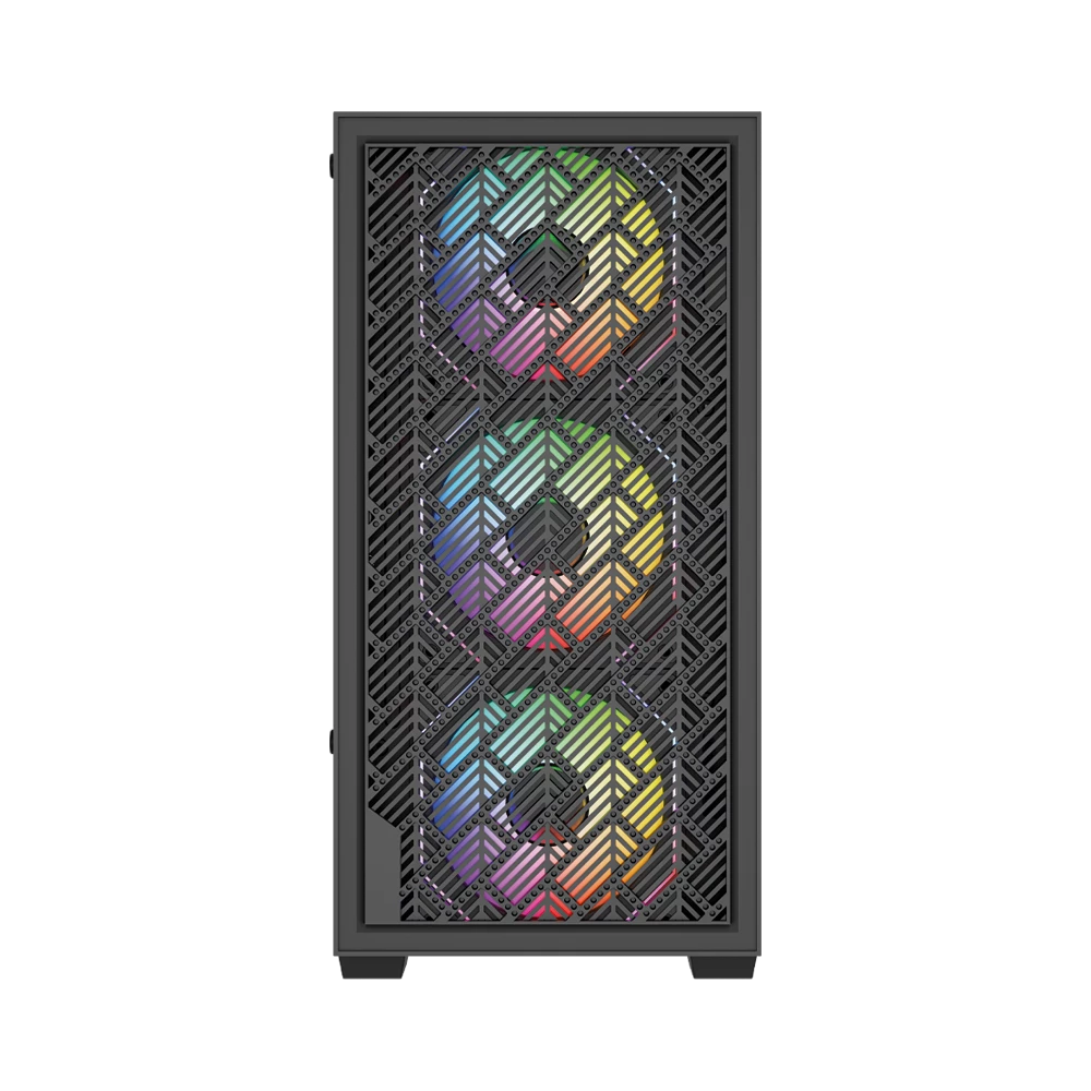 Gabinete Gamer Compact Mini Torre | Nitrox Edge Aircool 4700A | Negro