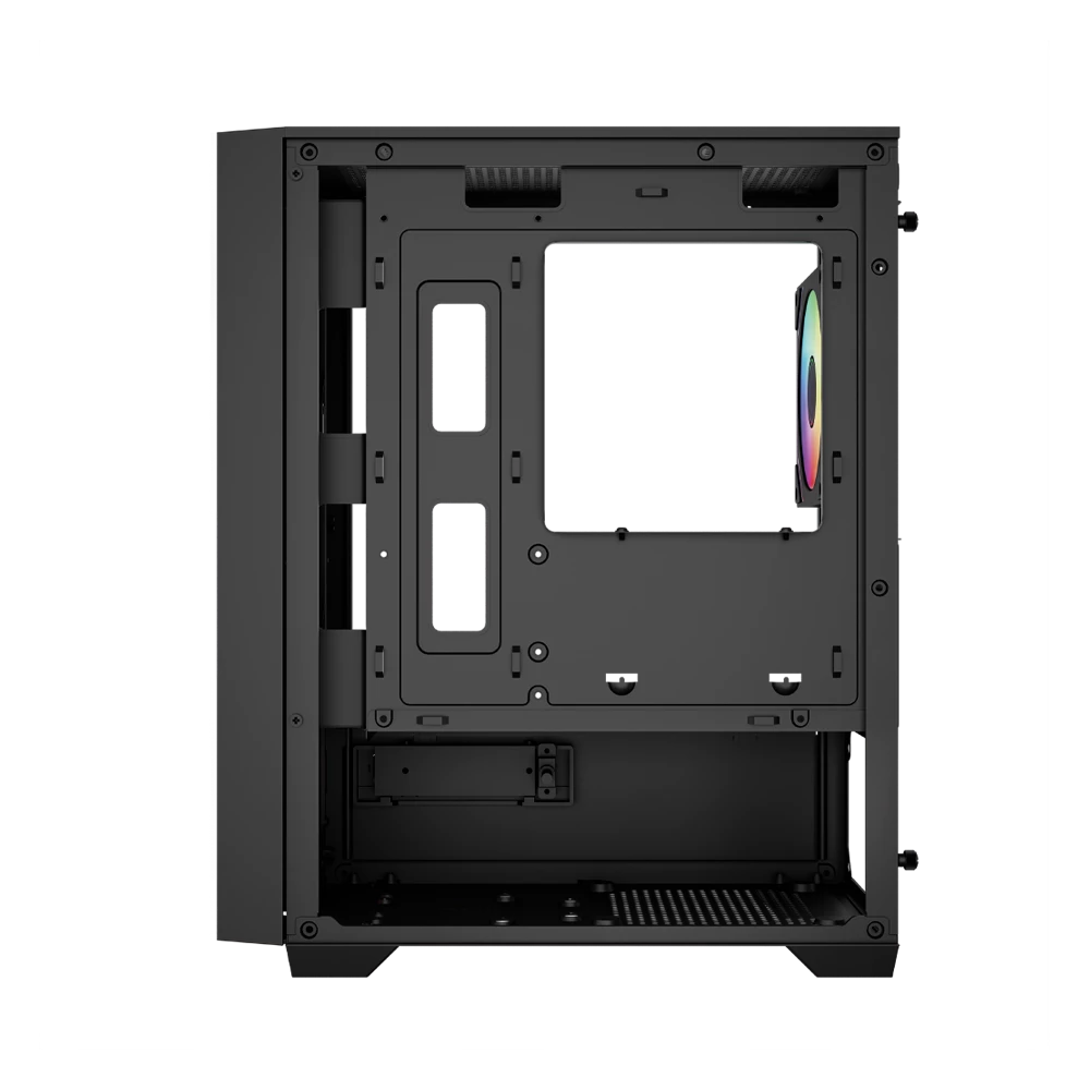 Gabinete Gamer Compact Mini Torre | Nitrox Edge Aircool 4700A | Negro