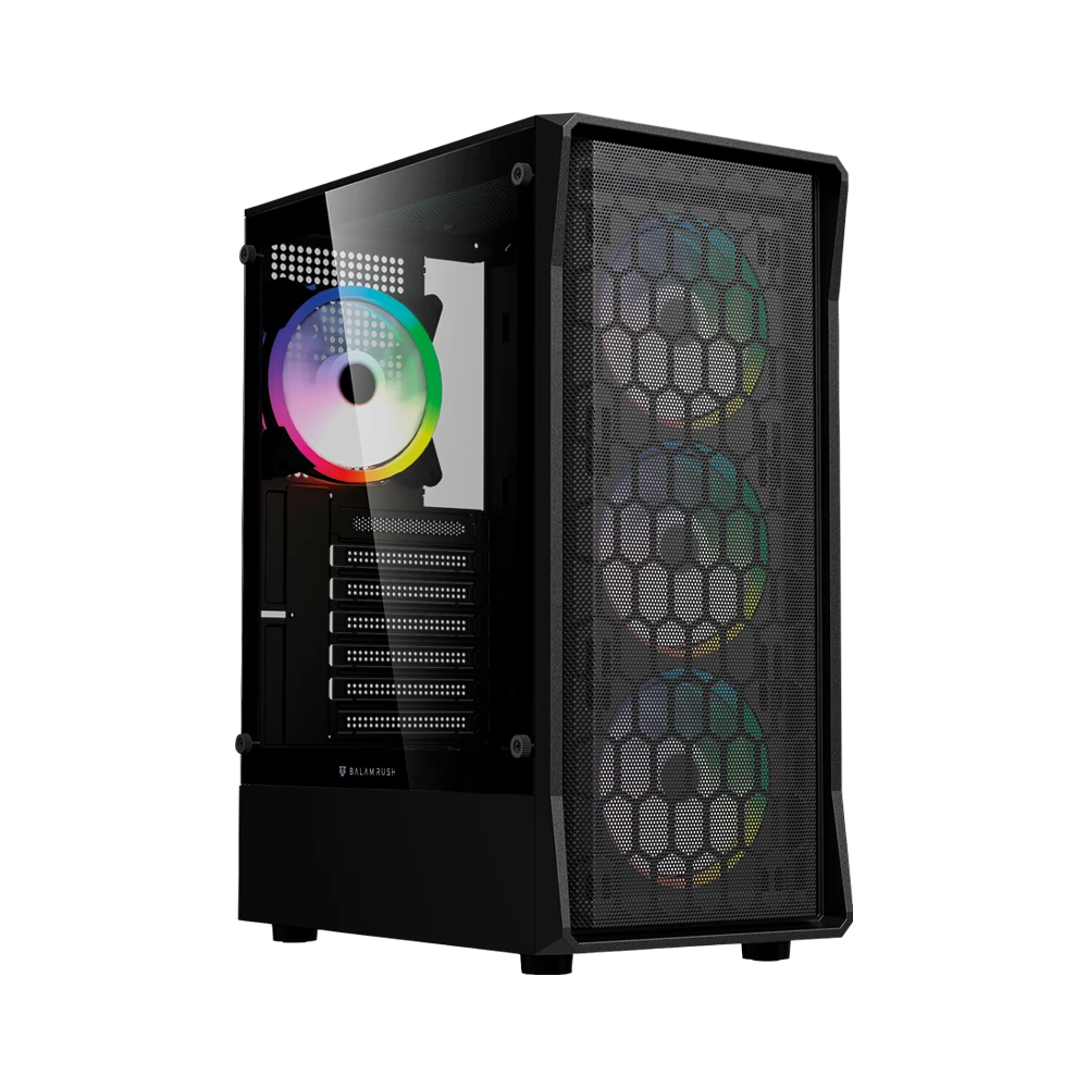 Gabinete Gamer Compact Media Torre | Dragonfly Hex GM560 | Negro