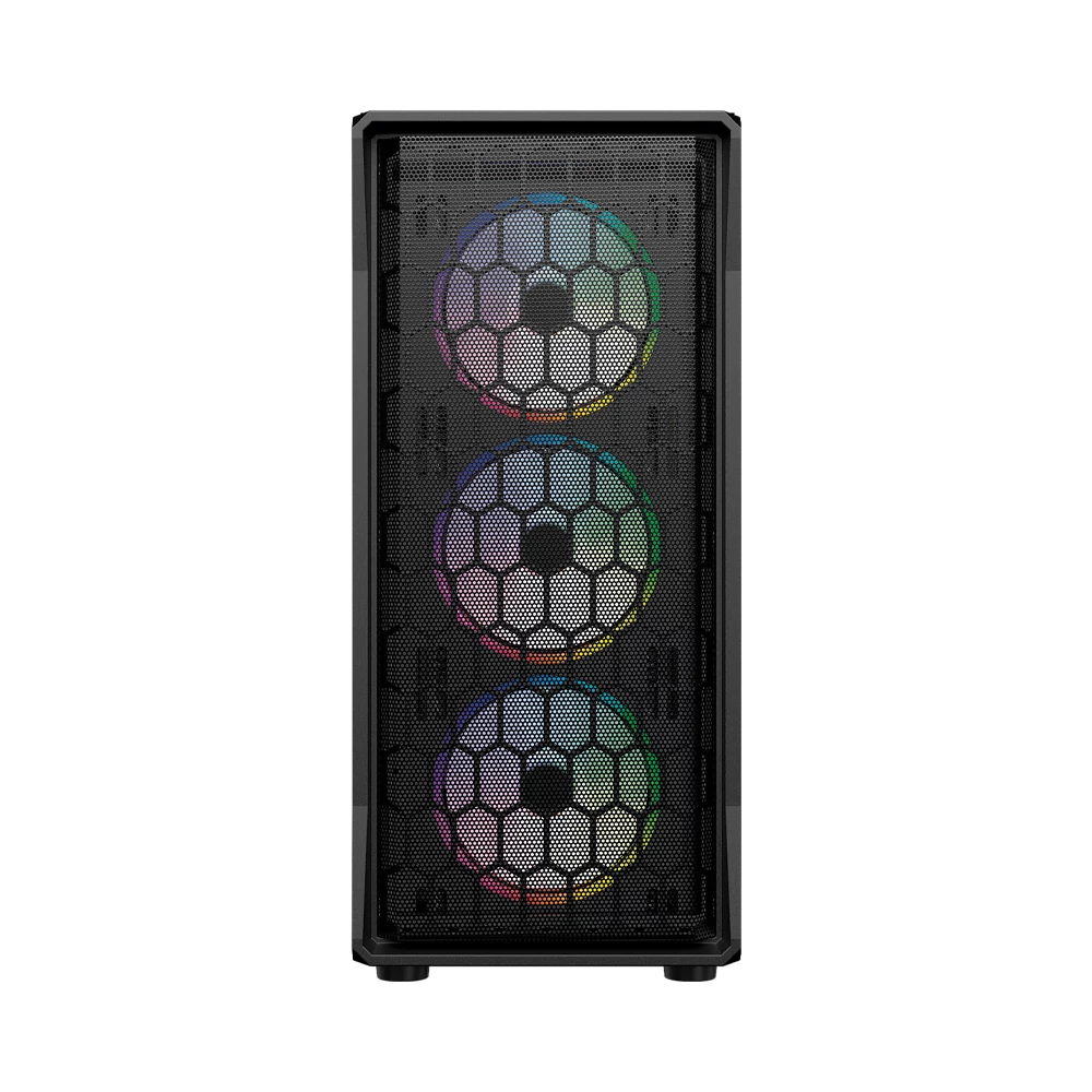 Gabinete Gamer Compact Media Torre | Dragonfly Hex GM560 | Negro