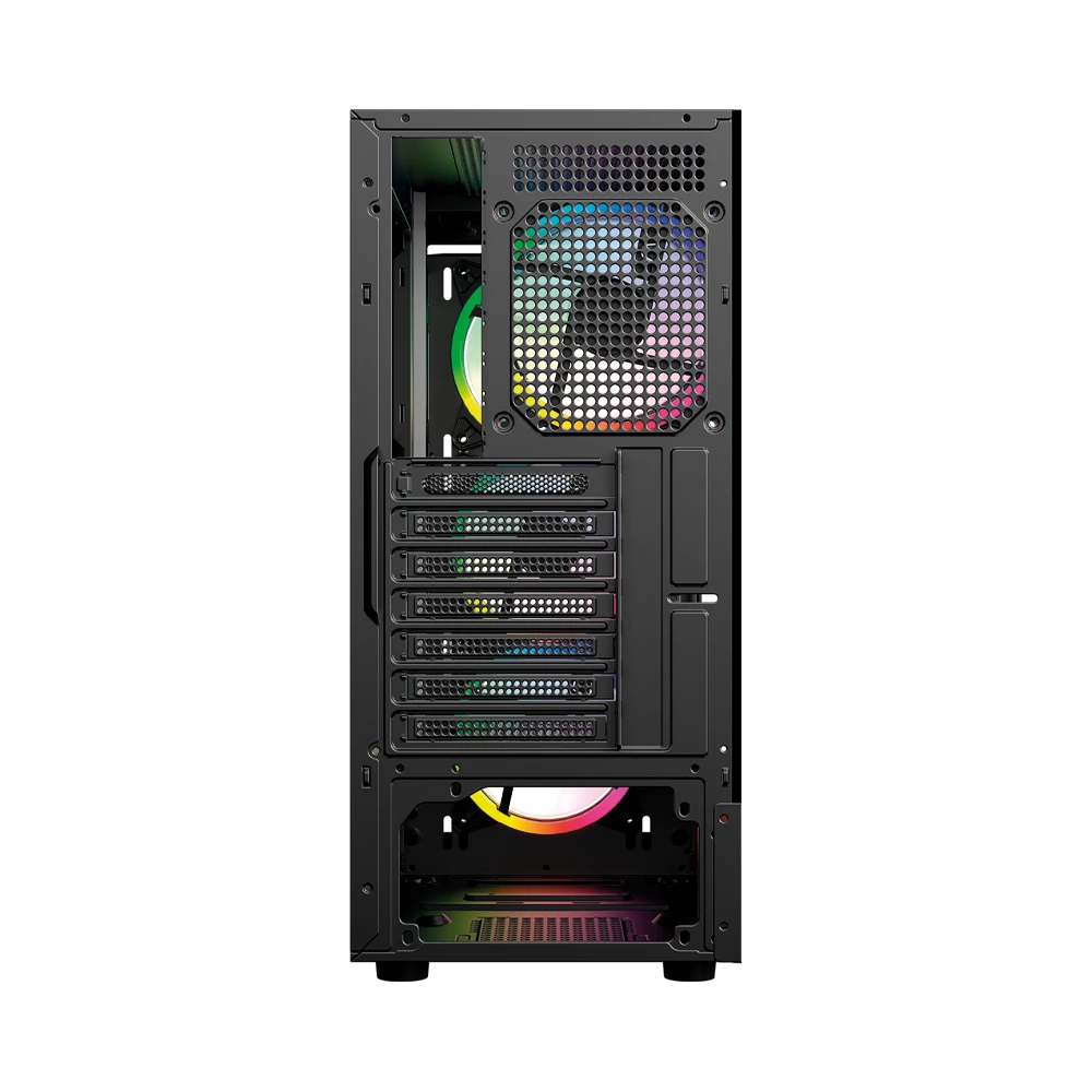 Gabinete Gamer Compact Media Torre | Dragonfly Hex GM560 | Negro