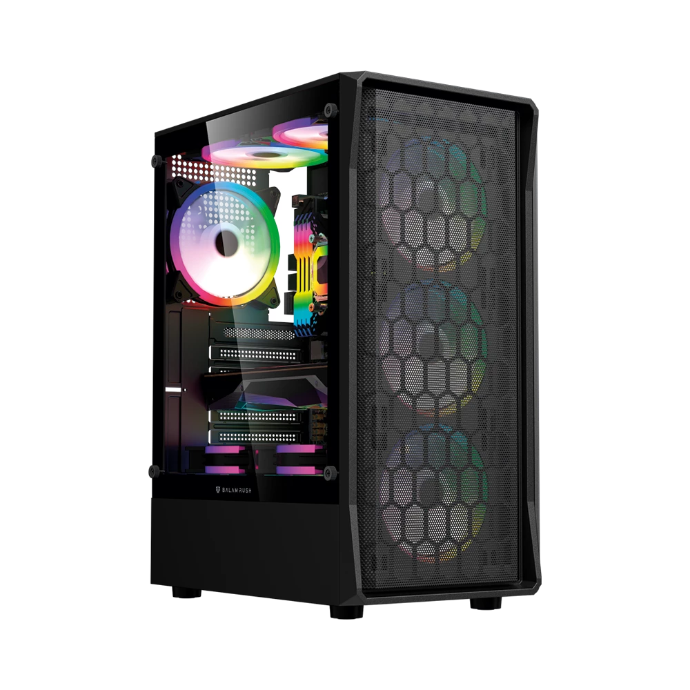 Gabinete Gamer Compact Media Torre | Dragonfly Hex GM560 | Negro