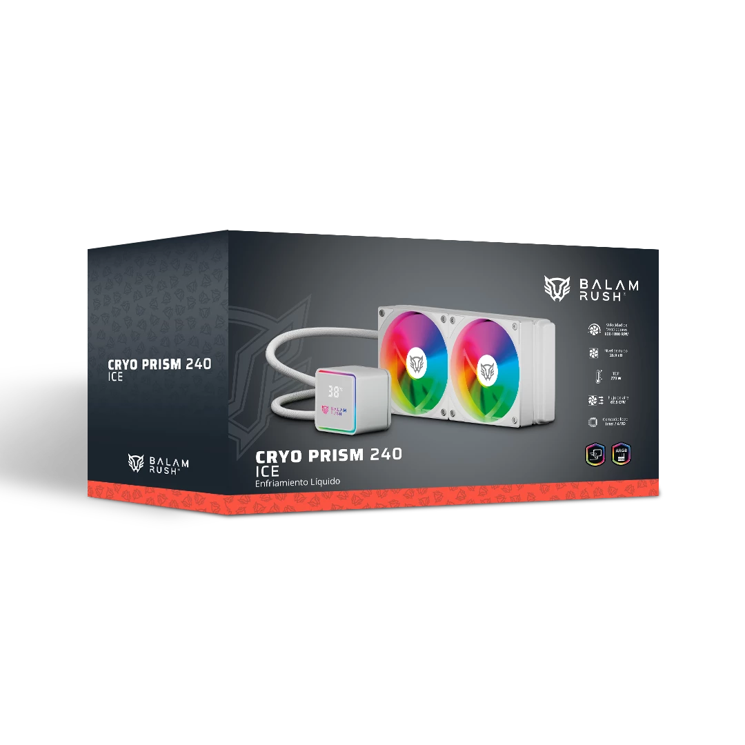 Enfriamiento Liquido | Cryo Prism 240 Ice | Blanco