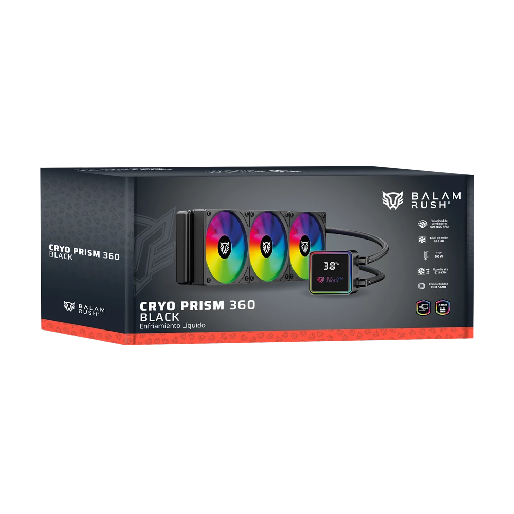 Enfriamiento Liquido | Cryo Prism 360 Black | Negro