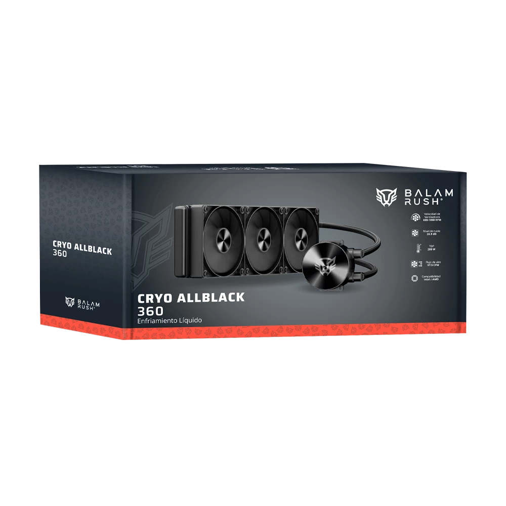 Enfriamiento Liquido | Cryo AllBlack 360 | Negro