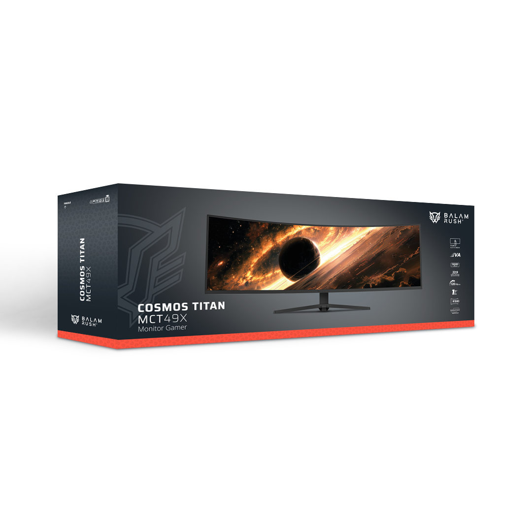 Monitor Gamer 49" VA | Cosmos Titan MCT49X | Negro