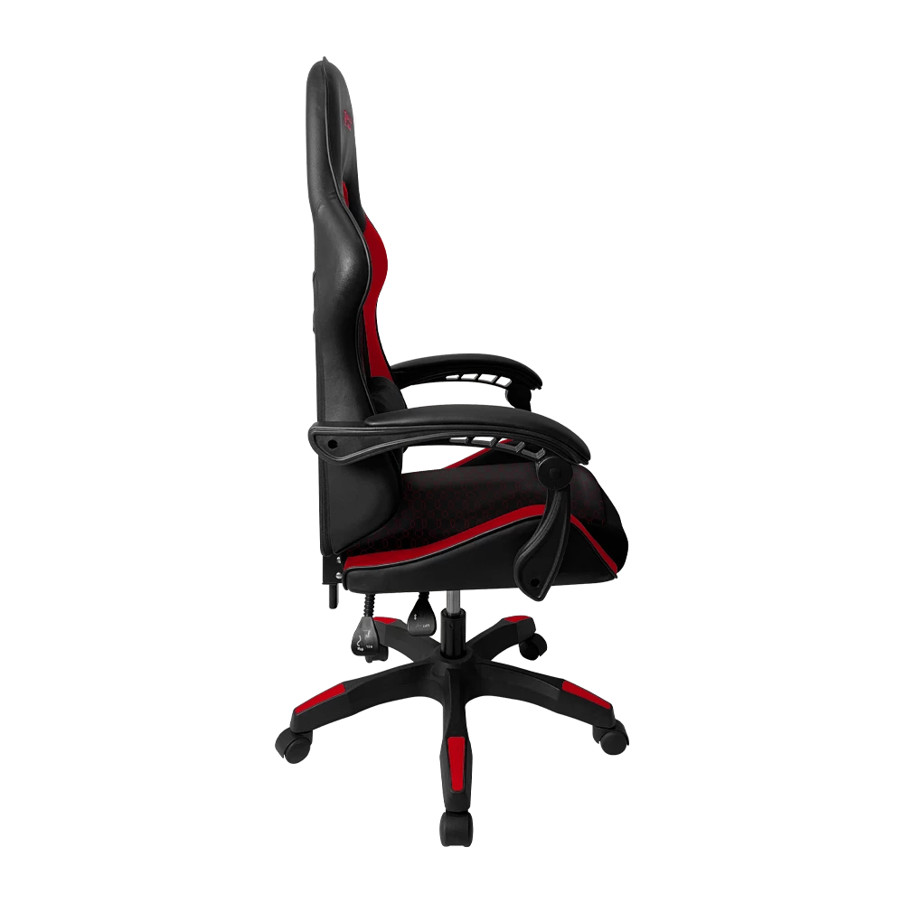 Silla Ergonómica para Gamer | Power Rush V2 | Negro-Rojo