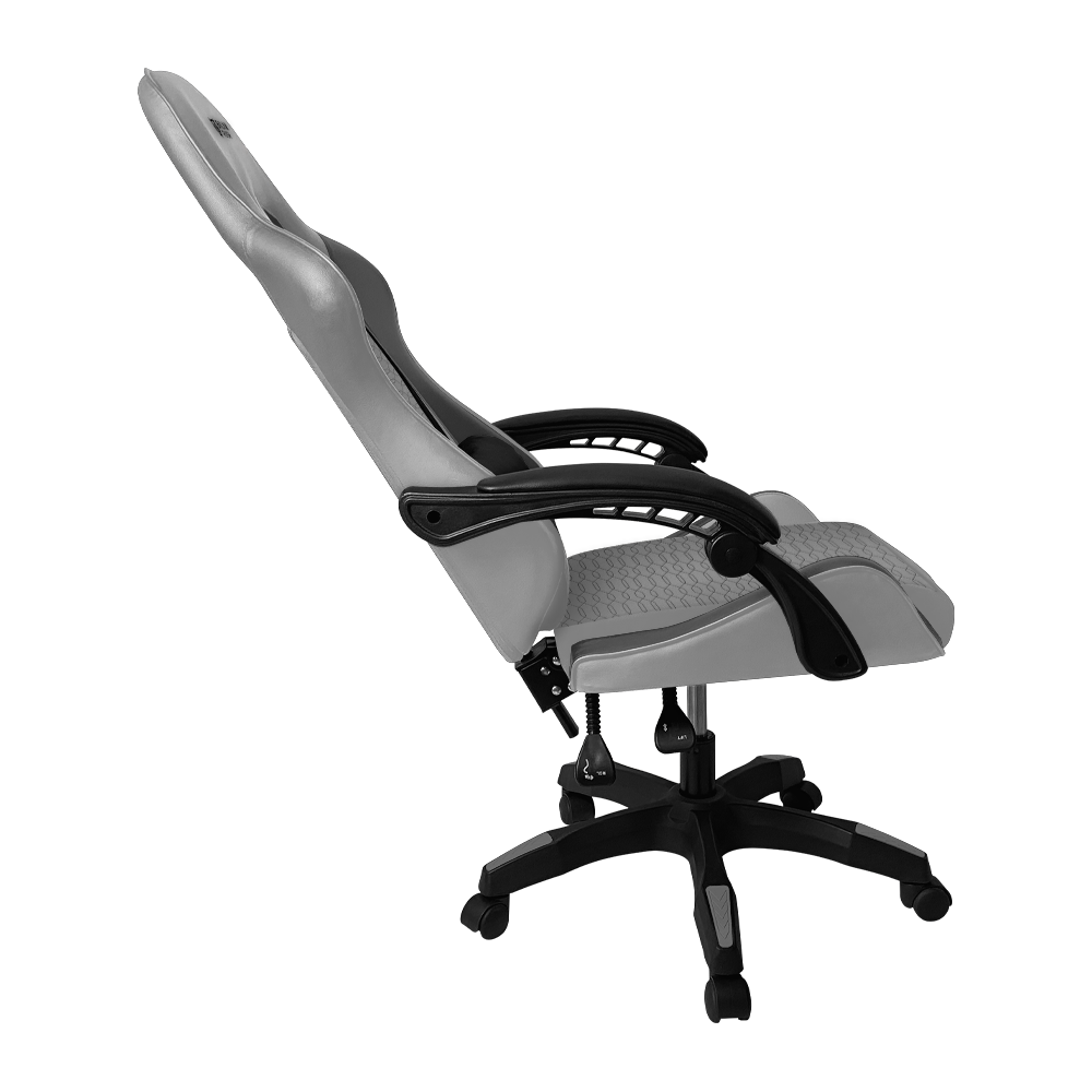 Silla Ergonómica para Gamer | Power Rush V2 | Gris-Negro