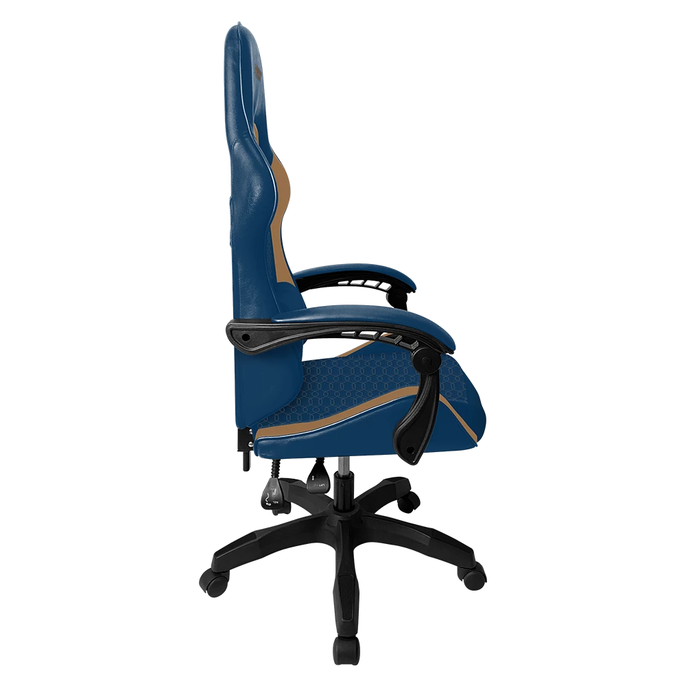 Silla Ergonómica Gamer | Power Rush V2 | Azul - Camel