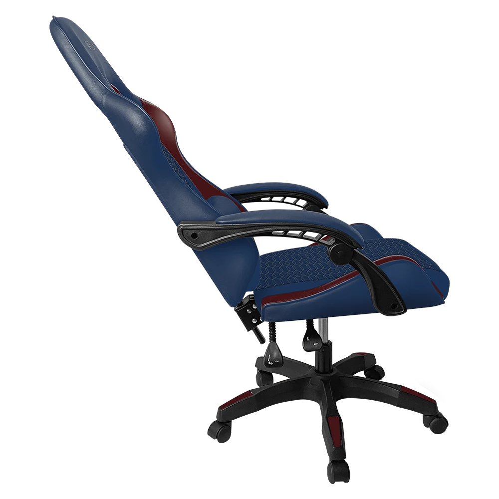 Silla Ergonómica Gamer | Power Rush V2 | Azul - Guinda