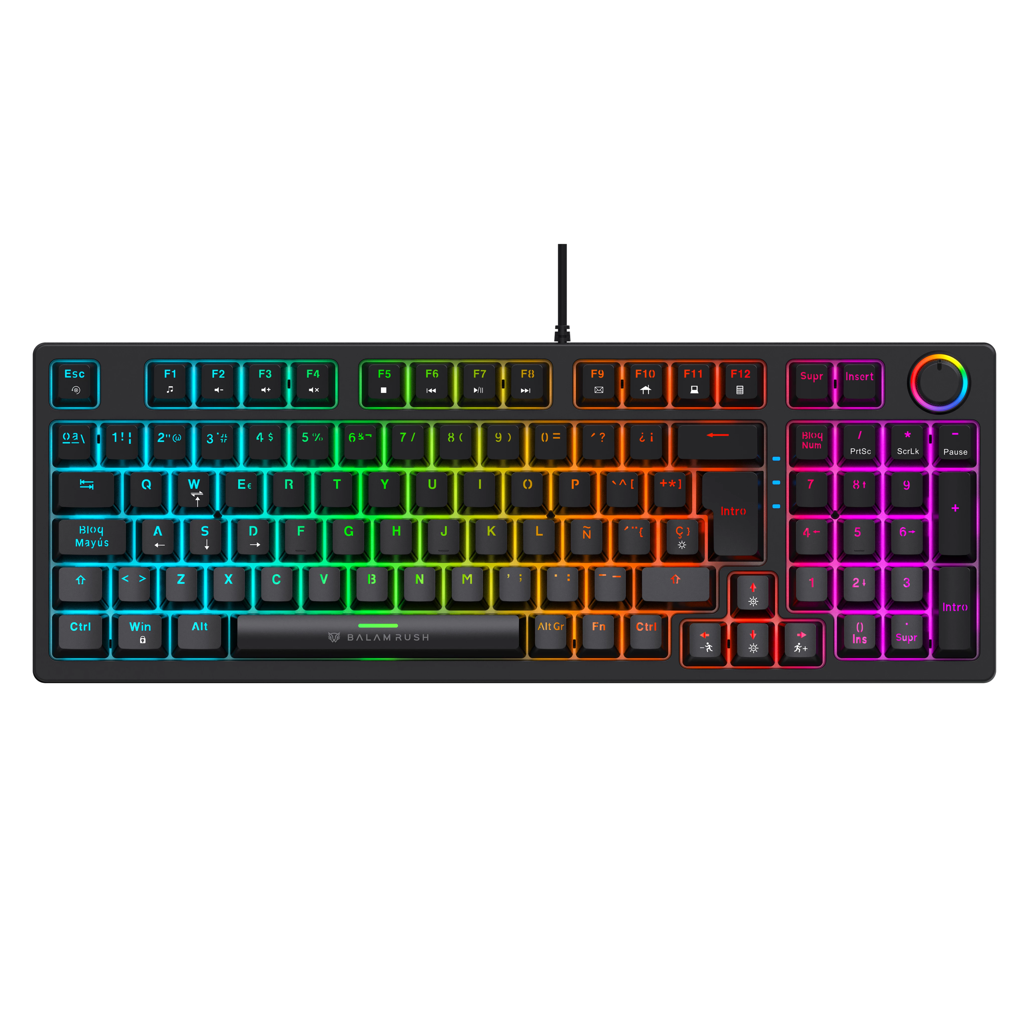 Teclado Gamer Alambrico | DominaX Pro GK777 | Teclado Mecanico 90%