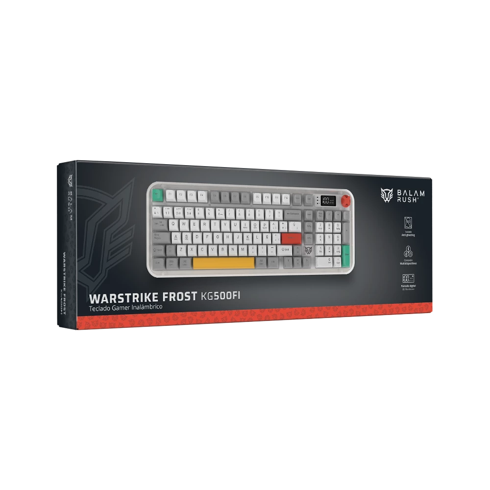 Teclado Gamer Inalambrico | Warstrike Frost KG500FI