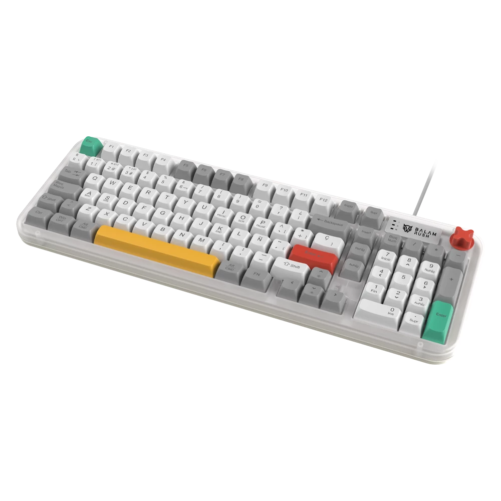 Teclado Gamer Alambrico | Warstrike Frost KG500F