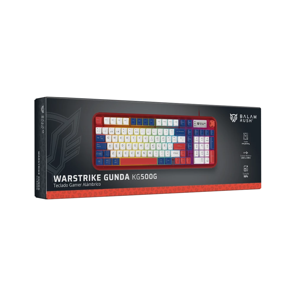 Teclado Gamer Alambrico | Warstrike Gunda KG500G