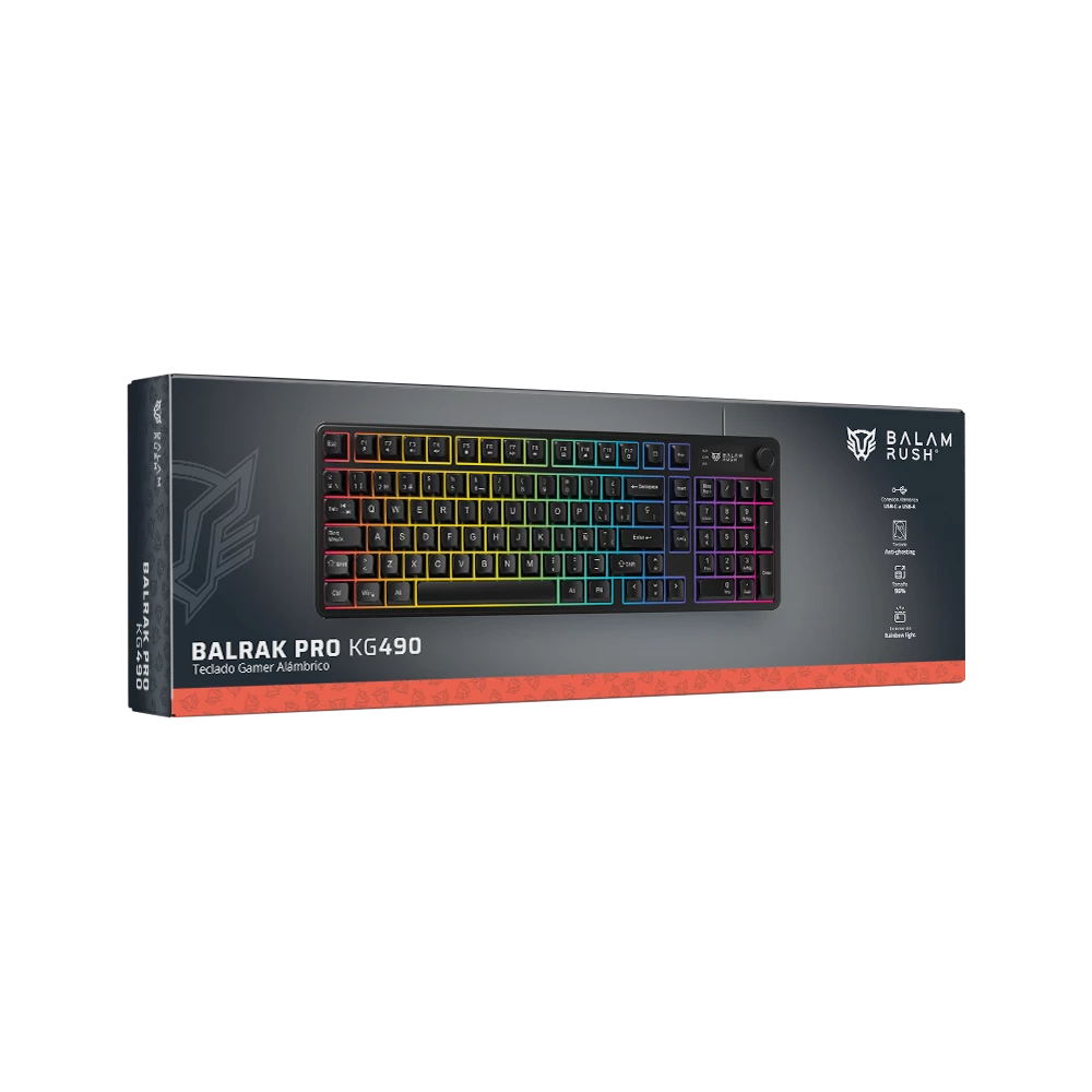 Teclado Gamer Alambrico | Balrak Pro KG490