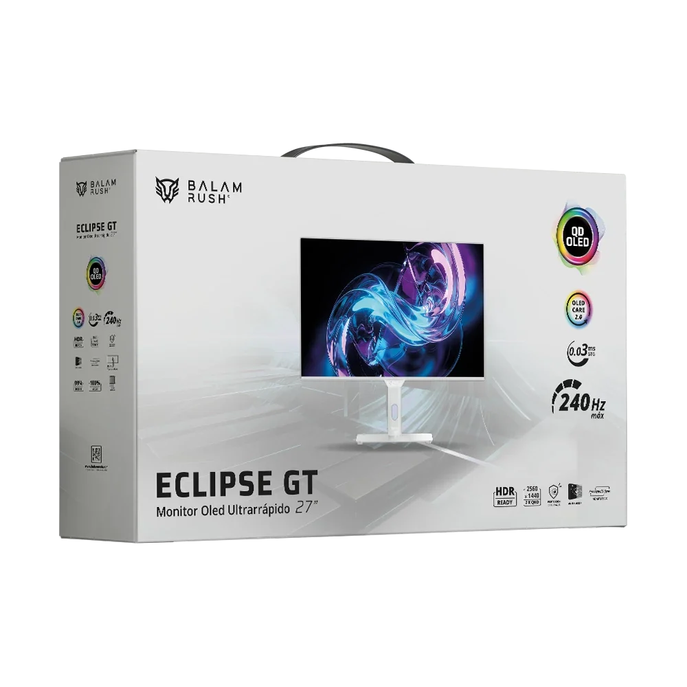 Monitor Gamer 27" | QD-OLED Eclipse GT | Blanco