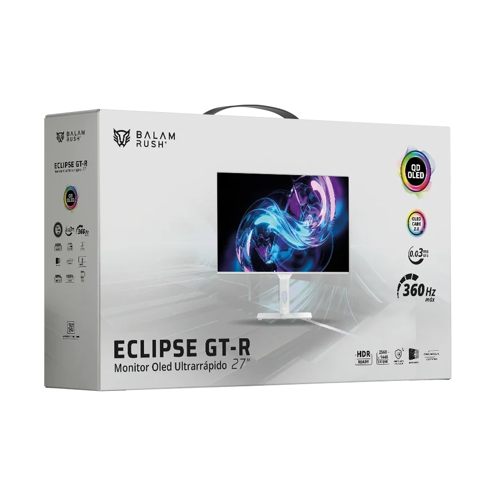 Monitor Gamer 27" | QD-OLED Eclipse GT-R | Blanco