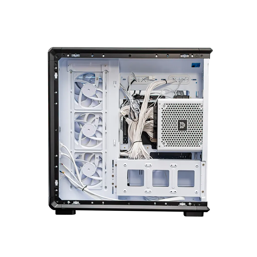 Gabinete Gamer Media Torre OLTUUN IX999 | Max ATX | Black&White